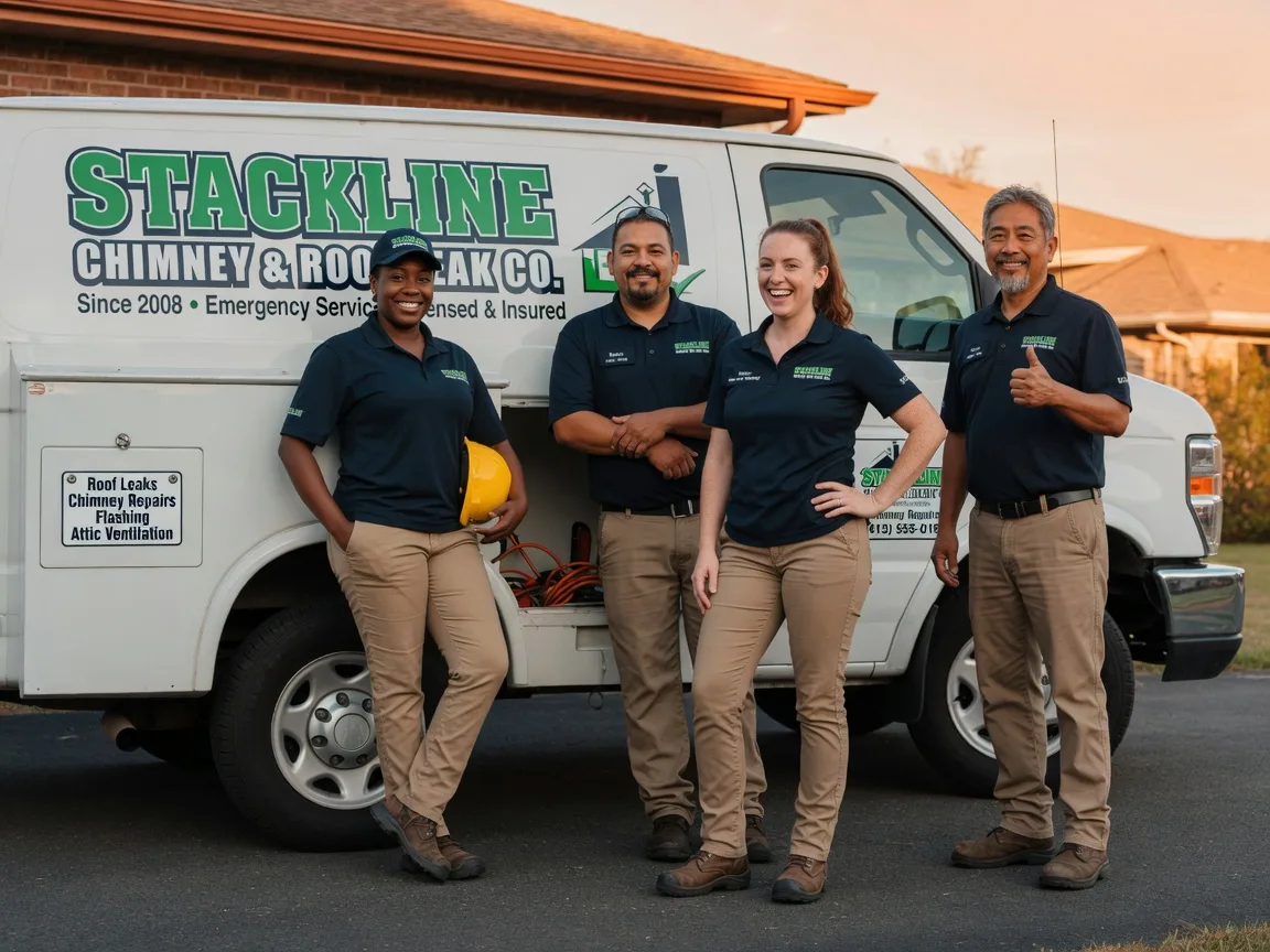 Chimney flashing repair company in Maryneal, TX